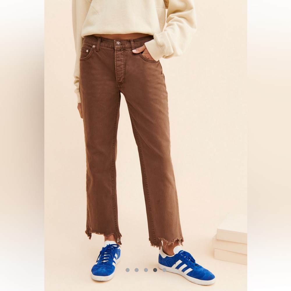 Maggie Mid Rise Straight Leg Jean-Free People